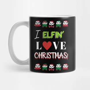 I Elfin' Love Christmas Mug